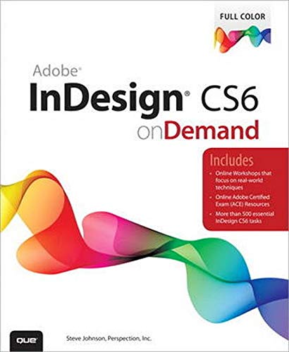 Beispielbild fr Adobe Indesign CS6 on Demand zum Verkauf von Better World Books