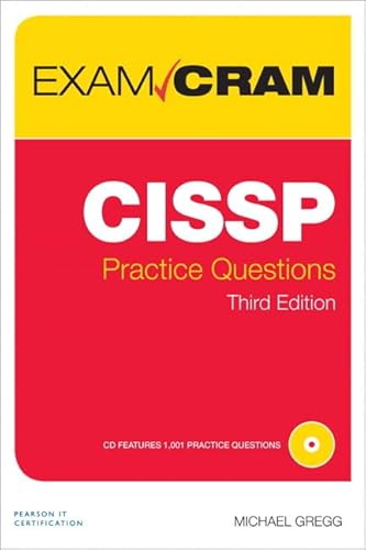 Cissp Practice Questions Exam Cram (9780789749598) by Gregg, Michael