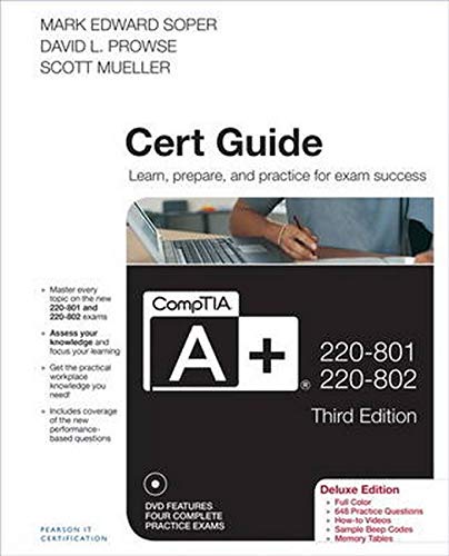Beispielbild fr Comptia A+ 220-801 and 220-802 Cert Guide, Deluxe Edition [With DVD] zum Verkauf von ThriftBooks-Atlanta