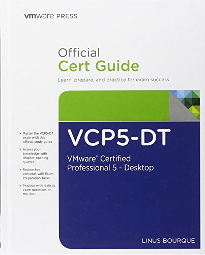 Beispielbild fr Vcp5-dt Official Cert Guide: Vmware Certified Professional 5 - Desktop (Vmware Press Certification) zum Verkauf von HPB-Red