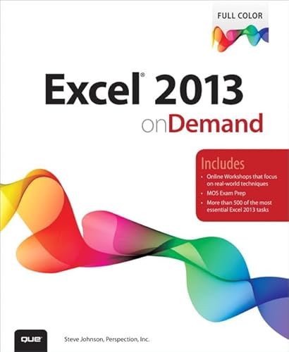 Beispielbild fr Excel 2013 on Demand zum Verkauf von Better World Books