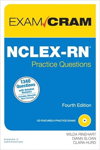Stock image for Nclex-RN Practice Questions Exam Cram [With CD (Audio)] for sale by ThriftBooks-Atlanta