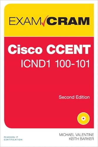 Beispielbild fr CCENT ICND1 100-101 Exam Cram (Exam Cram (Pearson)) zum Verkauf von WorldofBooks