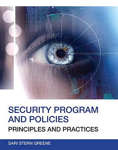 Imagen de archivo de Security Program and Policies: Principles and Practices a la venta por Hafa Adai Books