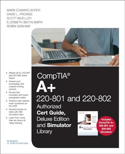Stock image for CompTIA A+ 220-801 and 220-802 Authorized Cert Guide for sale by Irish Booksellers