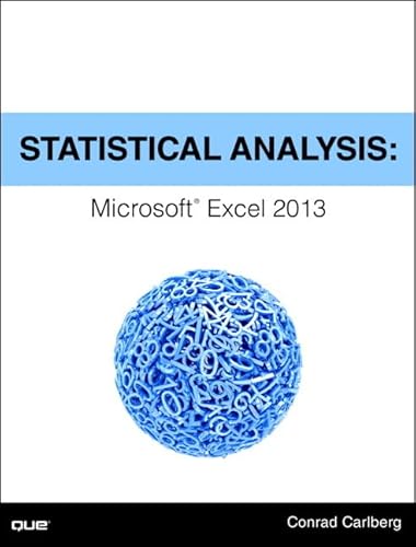 Beispielbild fr Statistical Analysis: Microsoft Excel 2013 zum Verkauf von HPB-Red