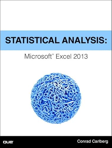Stock image for Statistical Analysis : Microsoft Excel 2013 for sale by Better World Books