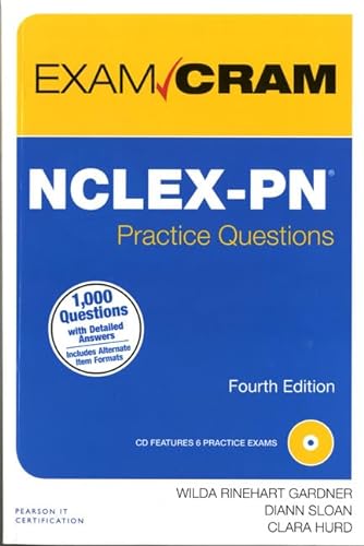 Stock image for NCLEX-PN Practice Questions (Exam Cram) for sale by KuleliBooks