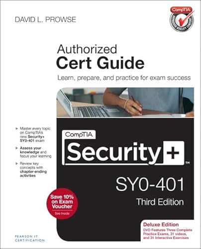 CompTIA Security+ SY0-401 Cert Guide, Deluxe Edition (3rd Edition)