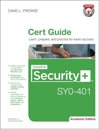 Imagen de archivo de CompTIA Security+ SY0-401 Cert Guide, Academic Edition a la venta por HPB-Red