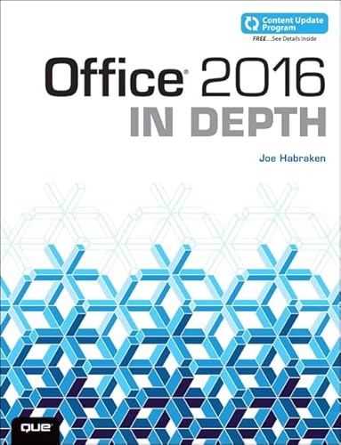 Imagen de archivo de Office 2016 in Depth a la venta por Better World Books