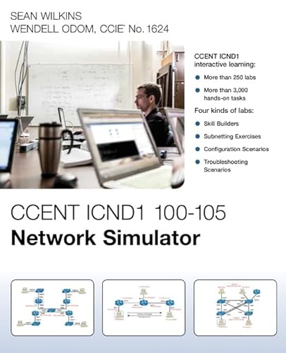 9780789757777: CCENT ICND1 100-105 Network Simulator