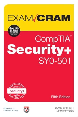 Beispielbild fr Comptia Security+ Sy0-501 Exam Cram (Exam Cram (Pearson)) zum Verkauf von Wonder Book