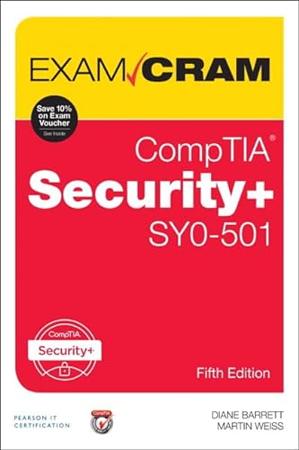 9780789759009: Comptia Security+ Sy0-501 Exam Cram (Exam Cram (Pearson))