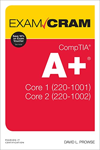 Imagen de archivo de CompTIA a+ Core 1 (220-1001) and Core 2 (220-1002) Exam Cram a la venta por Better World Books