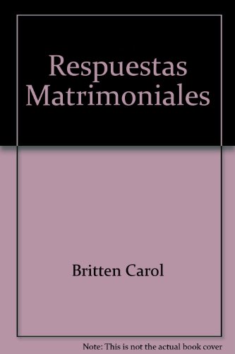 9780789904041: Respuestas Matrimoniales