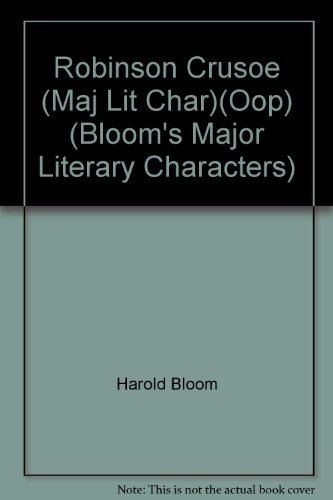 9780791009383: Robinson Crusoe (Major Literary Characters)