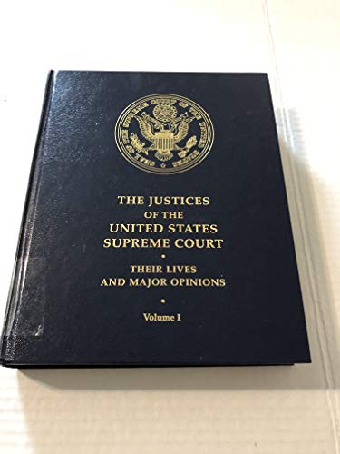 Stock image for The Justices of the United States Supreme Court: Their Lives and Major Opinions (Justices of the Supreme Court) Volumes I-V for sale by SecondSale