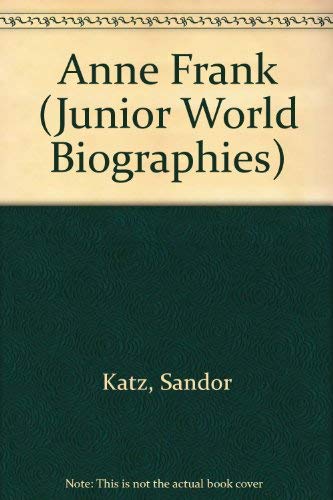 9780791021200: Anne Frank (Junior World Biographies S.)
