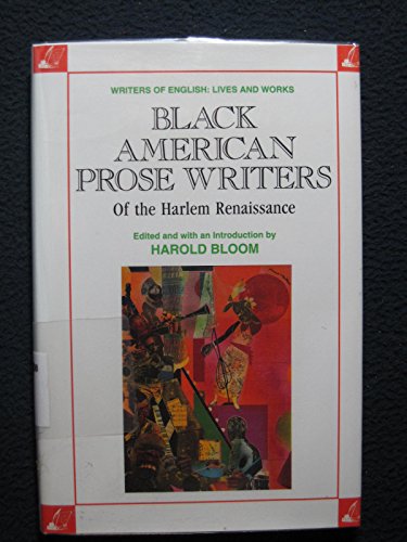 Stock image for Black American Prose Writers of the Harlem Renaissance for sale by Better World Books