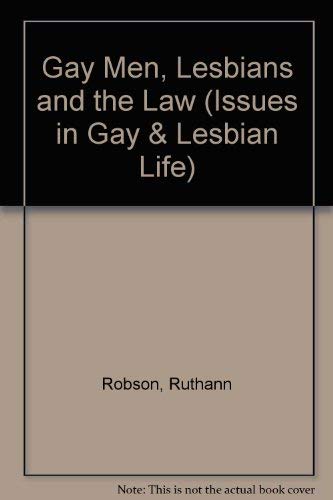 Imagen de archivo de Gay Men, Lesb & the Law (Pbk) (Z) a la venta por Roundabout Books
