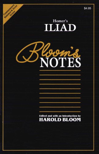 Imagen de archivo de Homer's Iliad : Bloom's Notes (Bloom's Notes) a la venta por SecondSale