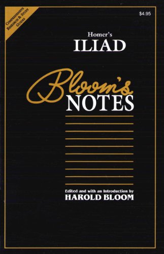 Stock image for Homer's Iliad : Bloom's Notes (Bloom's Notes) for sale by SecondSale