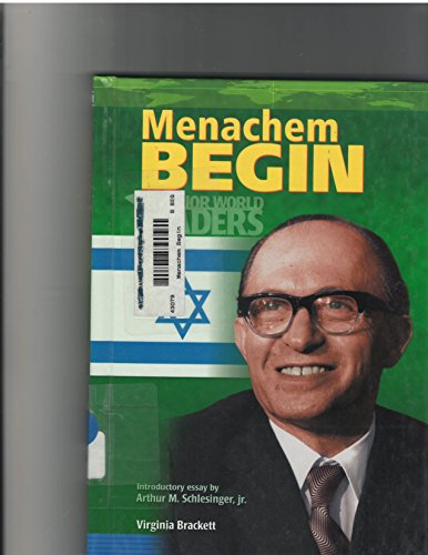 Stock image for Menachem Begin for sale by Better World Books