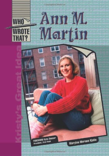 Stock image for Ann M. Martin (Who Wrote That?) for sale by Dailey Ranch Books