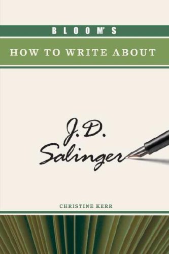 9780791094839: Bloom's How to Write About J.D. Salinger (Bloom's How to Write About Literature)