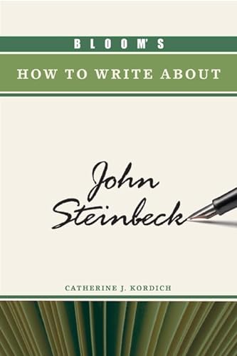 Stock image for Bloom's How to Write about John Steinbeck for sale by Better World Books