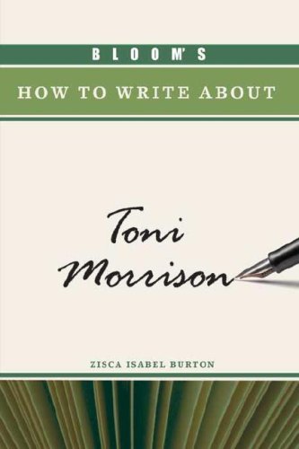 Imagen de archivo de Bloom's How to Write About Toni Morrison a la venta por GF Books, Inc.