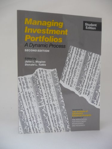 Beispielbild fr Managing Investment Portfolios: A Dynamic Process zum Verkauf von Robinson Street Books, IOBA