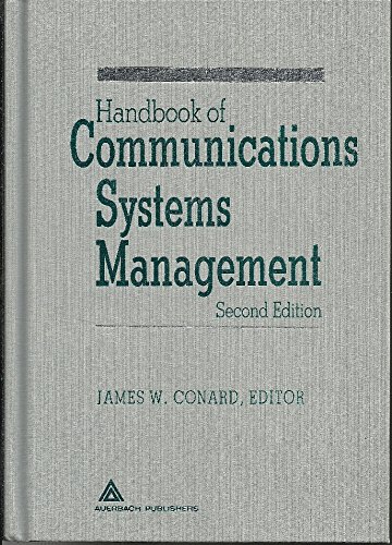 Beispielbild fr Handbook of Communications Systems Management zum Verkauf von Better World Books