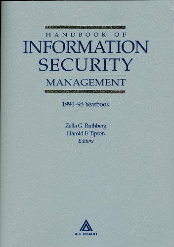 Beispielbild fr Handbook of Information Security Management zum Verkauf von HPB-Red