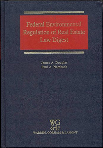 Beispielbild fr Federal Environmental Regulation of Real Estate Law Digest zum Verkauf von Wonder Book
