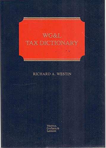 9780791340738: WG & L tax dictionary