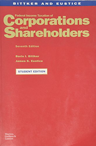 Stock image for Federal Income Taxation of Corporation and Shareholders for sale by HPB-Red