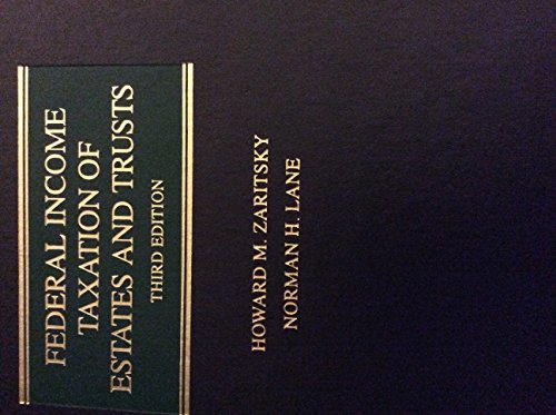 9780791350393: Federal Income Taxation of Estates and Trusts