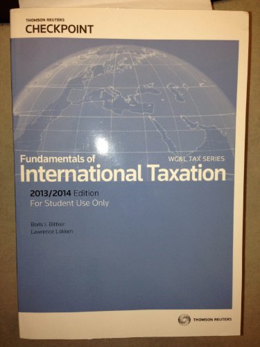 

Fundamentals of Intl.taxation 2013-14