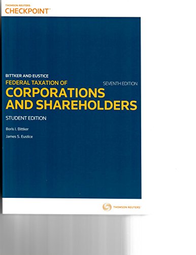 Stock image for Federal Taxation of Corporations and Shareholders, 7th ed. with 2015 Cumulative Supplement to Abridged Student Edition for sale by SecondSale