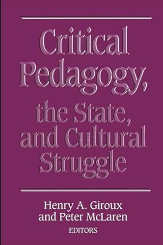Imagen de archivo de Critical Pedagogy, the State, and Cultural Struggle a la venta por Better World Books