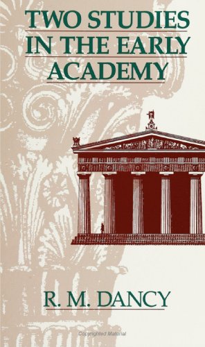 Beispielbild fr Two Studies in the Early Academy (SUNY Series in Ancient Greek Philosophy) zum Verkauf von WorldofBooks