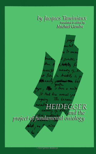 9780791406861: Heidegger and the Project of Fundamental Ontology (S U N Y Series in Contemporary Continental Philosophy)