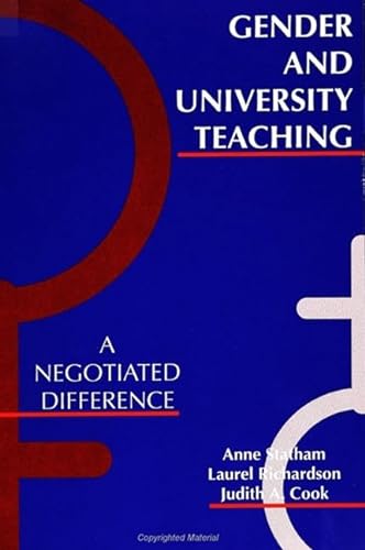 Stock image for Gender and University Teaching A Negotiated Difference for sale by Willis Monie-Books, ABAA