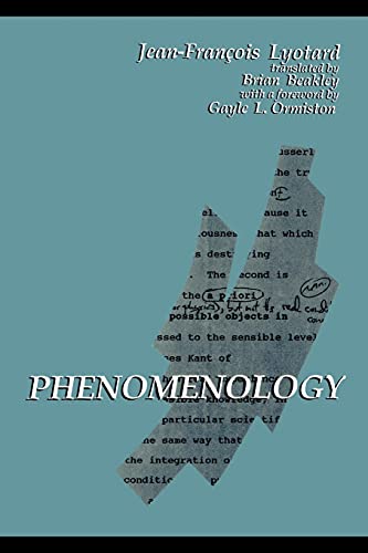 Beispielbild fr Phenomenology (SUNY Series in Contemporary Continental Philosophy) zum Verkauf von Nighttown Books