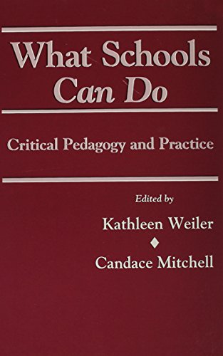Beispielbild fr What Schools Can Do: Critical Pedagogy and Practice (S U N Y Series, Teacher Empowerment and School Reform) zum Verkauf von Ergodebooks