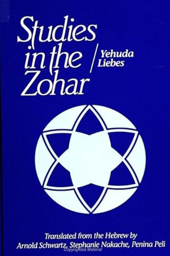 Imagen de archivo de Studies in the Zohar (SUNY series in Judaica: Hermeneutics, Mysticism, and Religion) a la venta por Recycle Bookstore