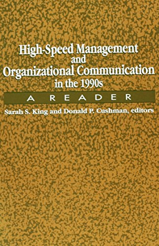 Beispielbild fr High-Speed Management and Organizational Communication in the 1990s zum Verkauf von Better World Books