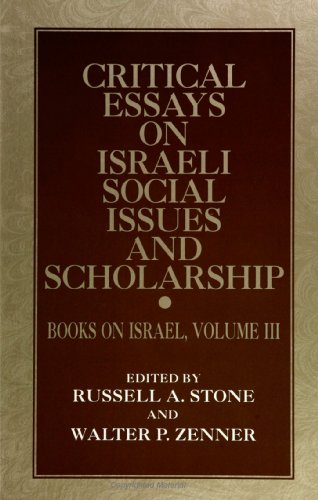 Stock image for Critical Essays on Israeli Social Issues and Scholarship for sale by Karl Theis